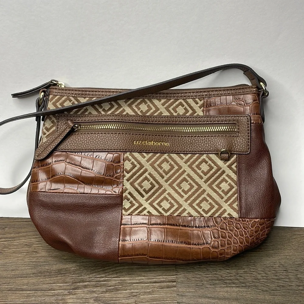 Liz Claiborne Brown Purse Shoulder Bag
